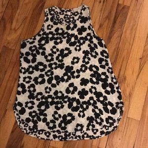 LOFT XSP sleeveless floral blouse